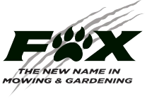 Fox mowing logo